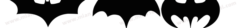 UTM Batman Forever字体转换